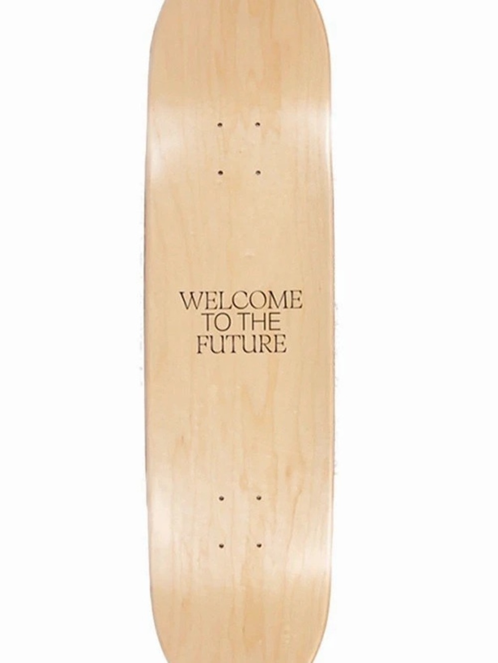 ComplexCon Welcome to the Future Skateboard Deck Black & Natural